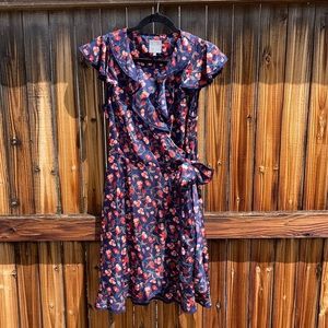 Anthropologie cherry print dress
